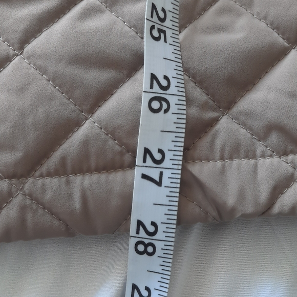 Calvin Klein Quilted Puffer Jacket Removable Hood Winter Coat Women Size Medium - Picture 8 of 8